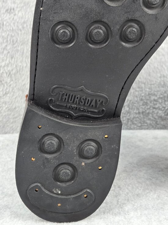 Thursday Boot Co Everyday Boots Mens Size 10 Brown Leather Cap Toe Ankle Lace Up main image 5